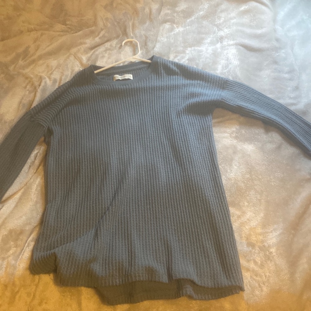 Blue long sleeve shirt in a size small